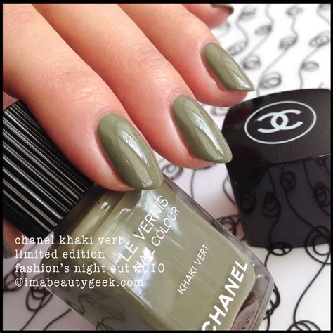 chanel khaki vert nail polish buy online|chanel le vernis shades.